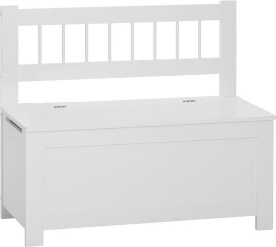 Sphera Kinderbank met opbergruimte - wit - 64x74x34 cm