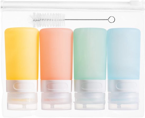 SPHProducts - Mini Squeeze Flessen - 60ml Sauce Bottles - Lekvrije Squeeze Flessen - Compact Formaat - Voor Sauzen en Dressings - Ideaal voor On the Go