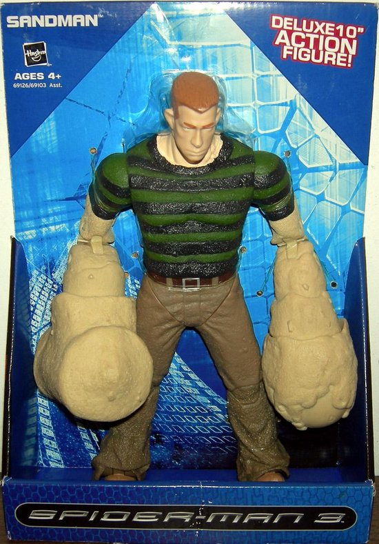 spiderman 3 | Sandman actie figuur - collector's item van Hasbro