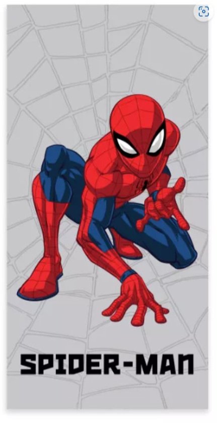 Spiderman badhanddoek, strandlaken 60x120cm, Spiderman handdoek, Badhanddoek, Spiderman van Merkloos