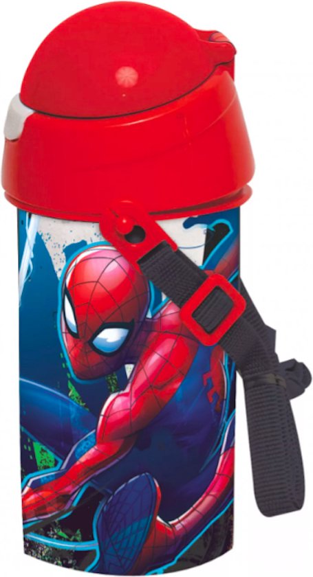 Spiderman drinkbeker / drinkfles - 500 ml van Marvel