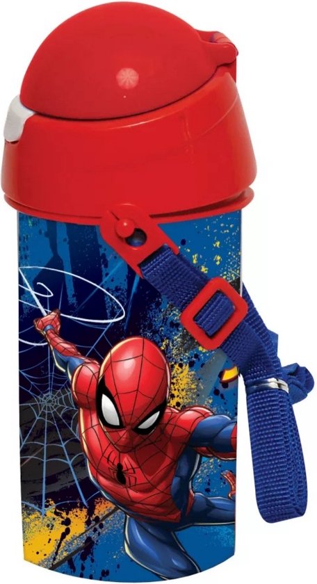 Spiderman drinkbeker / drinkfles - 500 ml van Marvel
