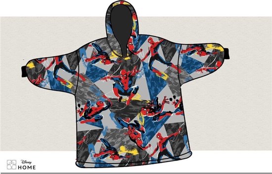 SpiderMan Hoodie Fleece Deken, Jump - Volwassen - One Size van JU&MP