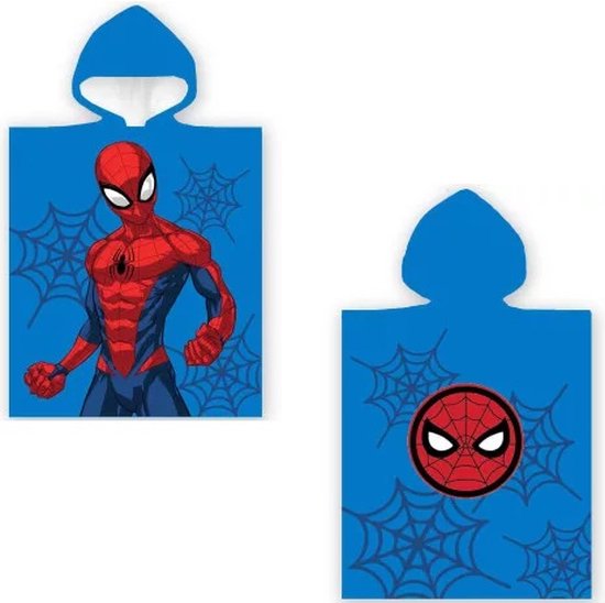 Spiderman - Poncho - Badcape - 50x100cm - Katoen van Disney