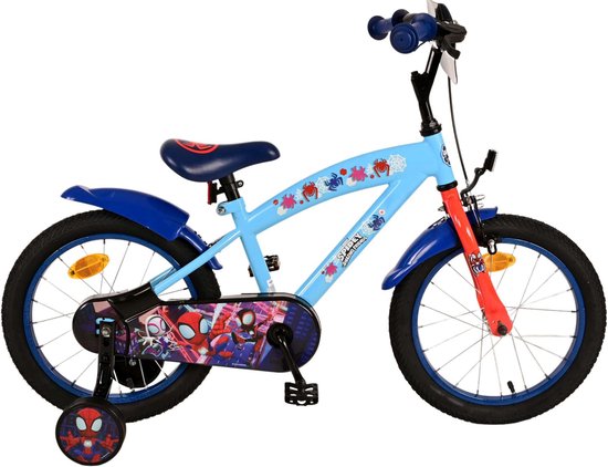 Spidey Kinderfiets - Jongens - 16 inch - Blauw van Marvel