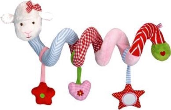 Spiegelburg- Boxspiraal baby speelgoed- Met Schaap van Spiegelburg