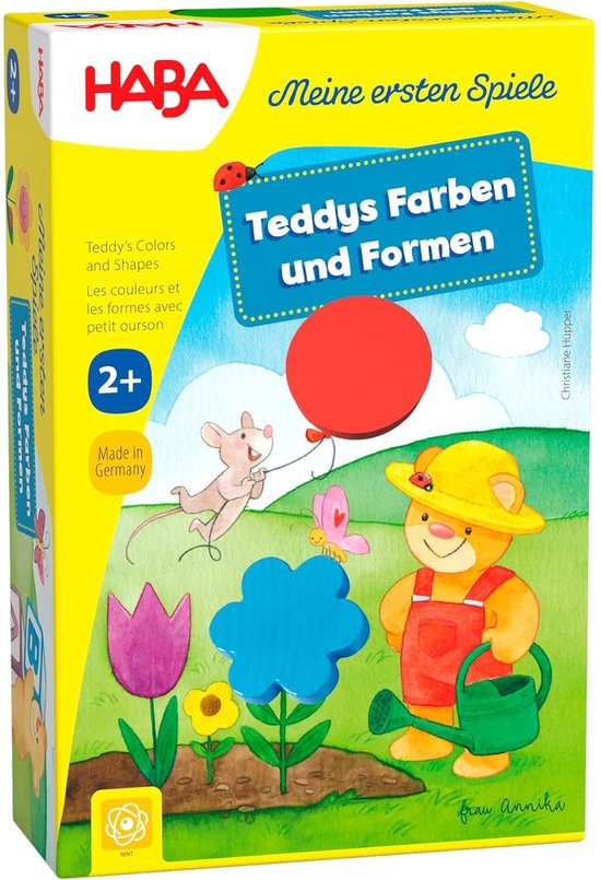 Spiel - Meine ersten Spiele - Teddys Farben und Formen (Duits) = Frans 5975 - Nederlands 5976 van HABA.