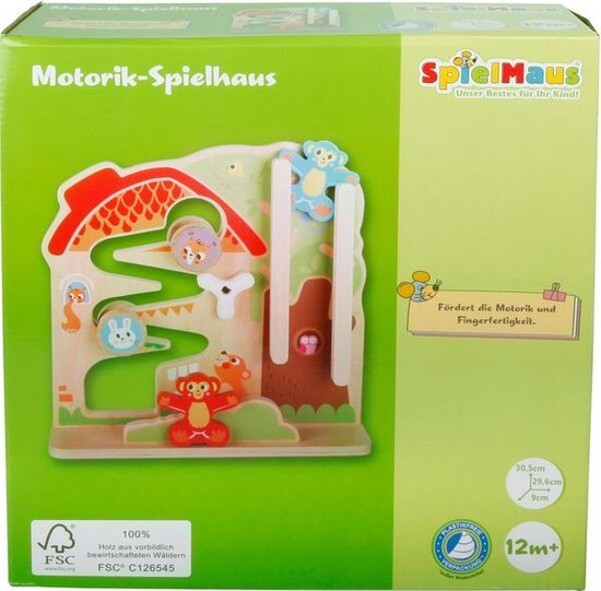 SpielMaus Motoriek speelhuis incl. toebehoren – 40828800 van SpielMaus