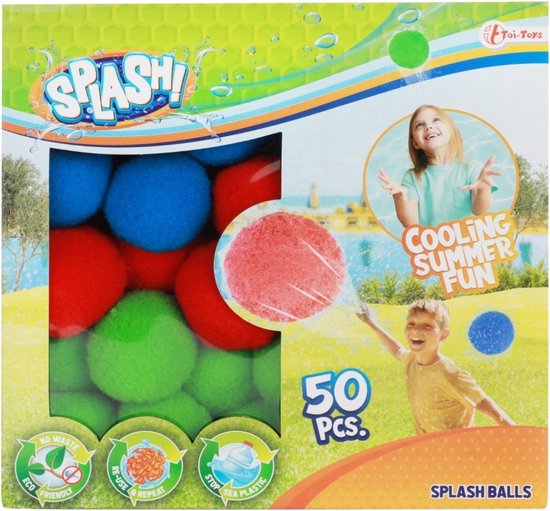 Splash - Super Splashballen - 50 stuks - Ø5cm - Milieuvriendelijk van Splash
