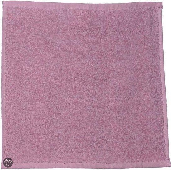 Spuugdoek roze 30 x 30 cm van Funnies.