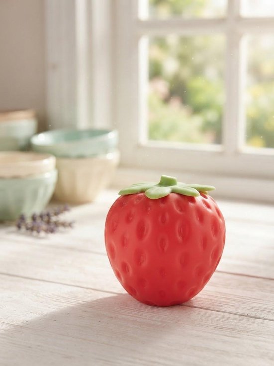 Squeeeze Squishy Aardbei - XXL – Knijpbal & Stressbal – Geurige Knijpspeelgoed – Rood – Vanaf 6 jaar