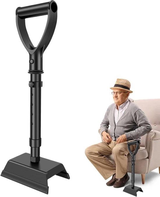 Staande Hulpmiddelen - Mobiliteitstool - Veilig Opstaan - In Hoogte Verstelbaar - 44-54 cm - Grijs