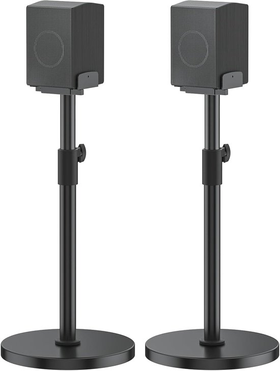 Standaards voor Samsung Q990D/Q990F/Q990C, in hoogte verstelbaar van 29 tot 37,5 inch, dubbelzijdige klemhouder voor 5-11 inch Samsung achterluidsprekers, hoge