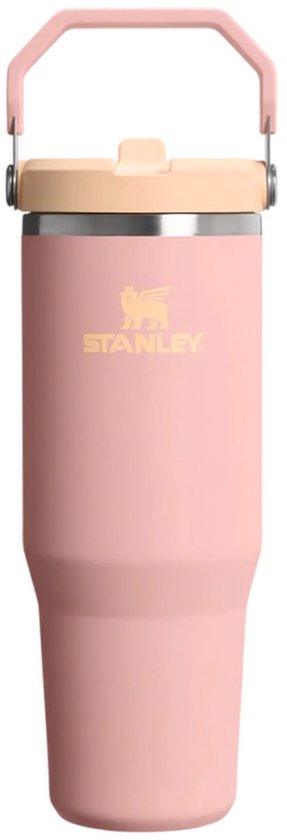 Stanley IceFlow™ Flip Straw Peach Rose Tumbler (Thermosbeker), 0.89L - Roze