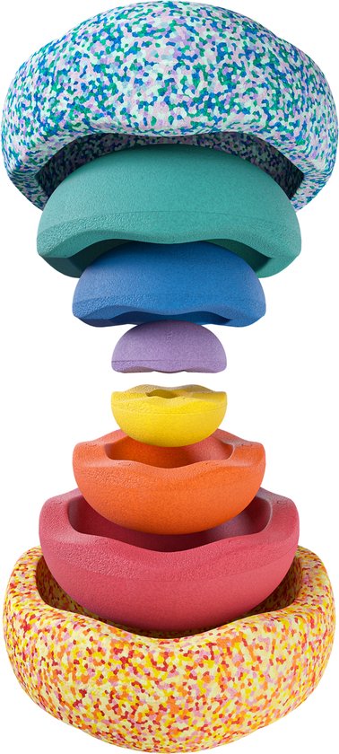 Stapelstein | INSIDE RAINBOW SET (8) | Classic van Merkloos