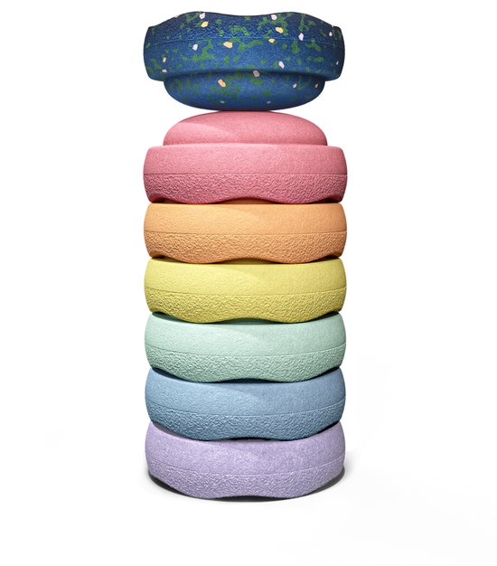 Stapelstein® | Spring Special | Mini Rainbow | Pastel van Merkloos