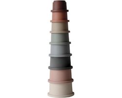 Stapeltoren - Mushie - stacking cups - stapelbekers - original van Mushie