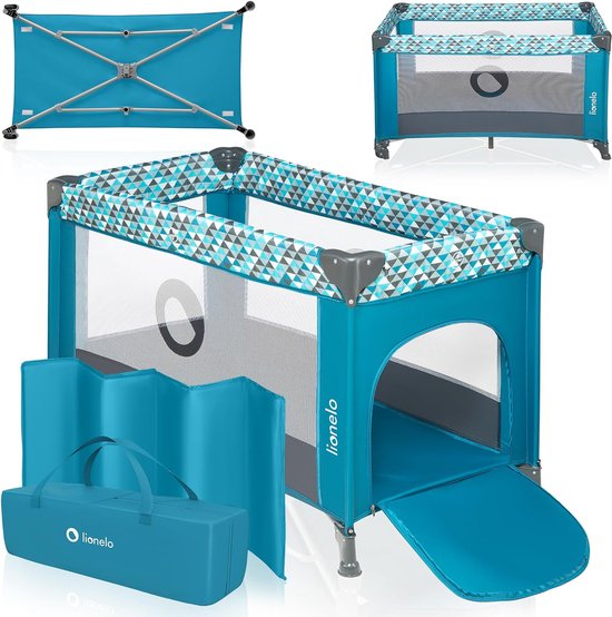 Stefi Opvouwbaar reiswiegje met matras, vanaf geboorte tot 3 jaar/15 kg van Baninni
