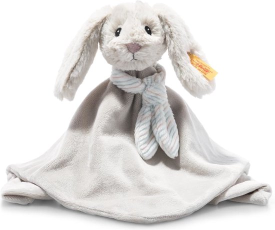 Steiff Knuffeldoek Konijn Lichtgrijs 26 cm van Steiff