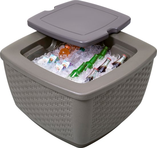 Step2 Just Chillin’ Patio Table & Ice Bin - Buitentafel & ijsbak in één - Wicker-look van Step2