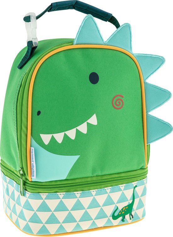Stephen Joseph - lunch pal - kinder koeltasje - groen dino van Stephen Joseph
