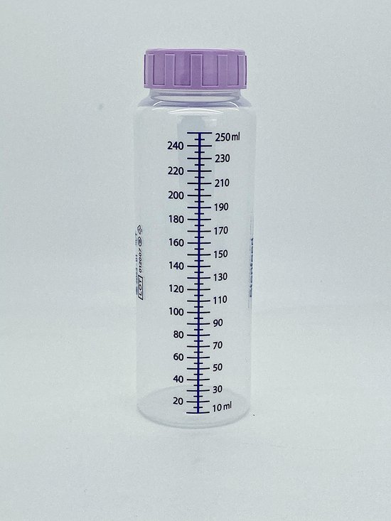 Sterifeed Moedermelk Bewaarfles voor eenmalig gebruik 250ml - Steriel Verpakt 20 stuks van Sterifeed