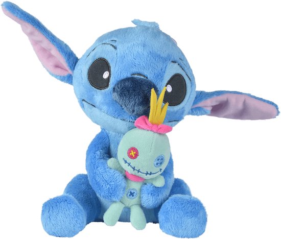 Stich met baby Disney Knufel 23 cm