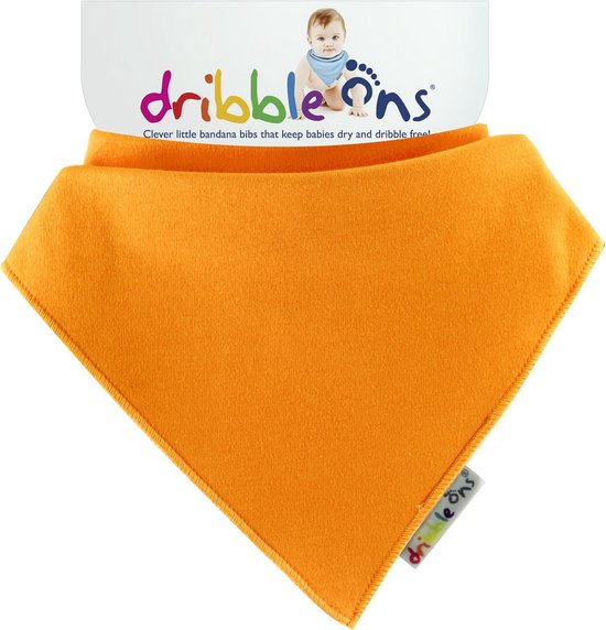 Stijlvolle oranje bandana-halsdoek voor baby's
