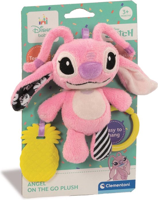 STITCH TRAVEL PLUSH PINK van Disney