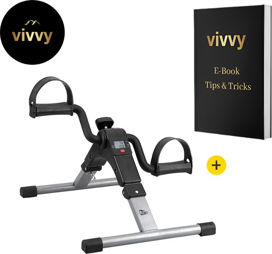 Stoelfiets 2 In 1 - Deskbike Opvouwbaar - Bureaufiets Verstelbaar - 100% Tevredenheidsgarantie - Incl. Display Met Calorieën Tracker van Herzberg Fitness