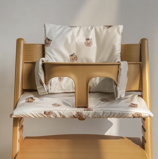 Stoelkussen voor Groei-Kinderstoel – stoelverkleiner - Zacht Kussen geschikt voor Trip Trap Houten Kinderstoelen van Merkloos