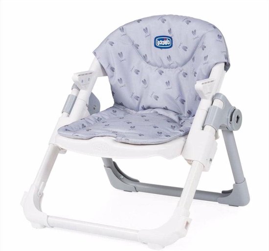 Stoelverhoger Baby 6 Maanden tot 3 Jaar (15 kg) - Omvormbaar tot Hoge Stoel - Draagbare en Verstelbare Evolutieve Kinderstoel - Compacte Sluiting - Verwijderbaar Blad - Konijn van Kinderkraft