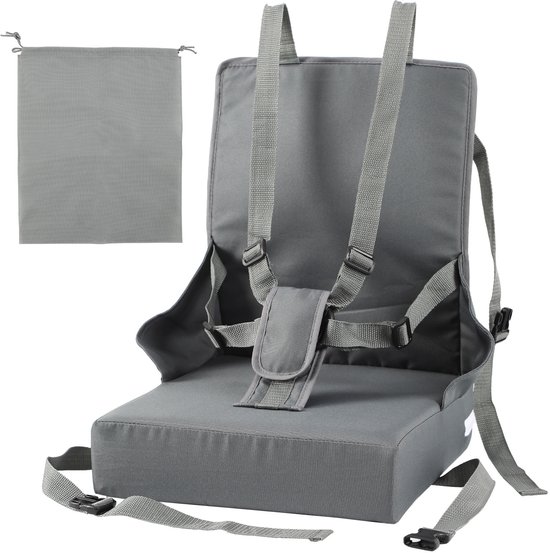 Stoelverhoger voor Eetkamerstoel - Zitverhoger Peuter Eettafel - Kinderen - Booster Seat - Zitkussen Tafel kinderstoelverhoger van Merkloos