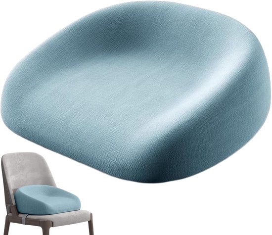 Stoelverhoger voor Kinderen - Kinderzitje - Zitverhoger - 8Cm - Demonteerbaar - Verstelbare veiligheidsriem - Antislip Stoelverhoging - Kinderstoelkussen - Voor kleine kinderen, eetkamerstoel, verhoging pad, eetkamer - Blauw van A3 Baby & Kids