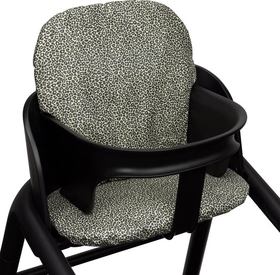 Stoelverkleiner - Geschikt voor Bugaboo Giraffe - Kussenset - Kinderstoel Verkleiner - Perfecte Pasvorm - Extra dik - Geplastificeerd - Zand Luipaard van Boniquet.