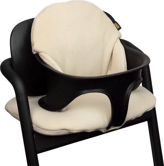 Stoelverkleiner - Geschikt voor Cybex Lemo Kussenset - Kinderstoel Verkleiner - Perfecte Pasvorm - Zachte wafelstof - 3 Delig -Extra dik - Beige wafelstof van Merkloos