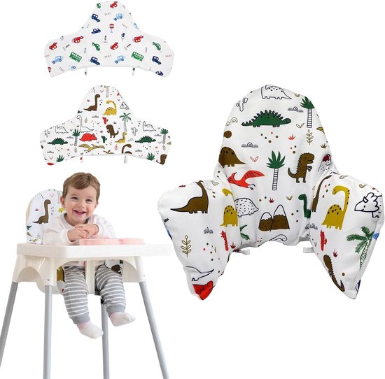 Stoelverkleiner Kinderstoel - Baby Inzet - Comfortabel Zitten - Verstelbare Dikte - 20 x 17 cm - Grijs