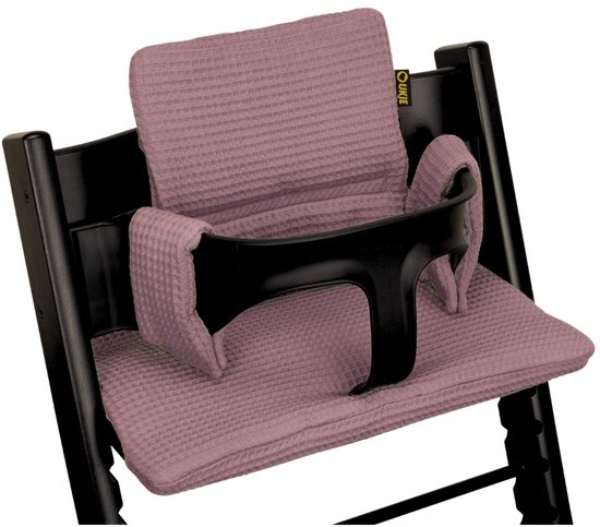 Stoelverkleiner TrippTrapp - Geschikt voor Stokke Tripp Trapp Kussenset - Kinderstoel Verkleiner - Perfecte Pasvorm - Extra Dik - Taupe - Wafelstof van Alittas.