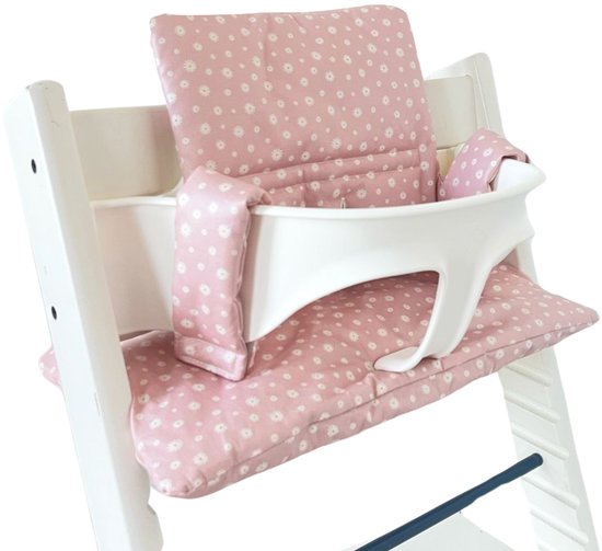 Stoelverkleiner TrippTrapp - Geschikt voor Stokke Tripp Trapp Kussenset - Kinderstoel Verkleiner - Perfecte Pasvorm - Geplastificeerd en Snel Schoon - Daisy van Merkloos