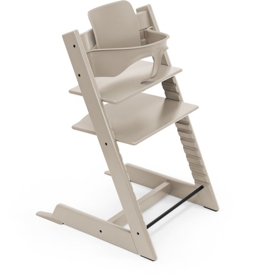 Stokke Bundel Tripp Trapp-kinderstoel Cashmere Grey | Babyset Cashmere Grey van Stokke