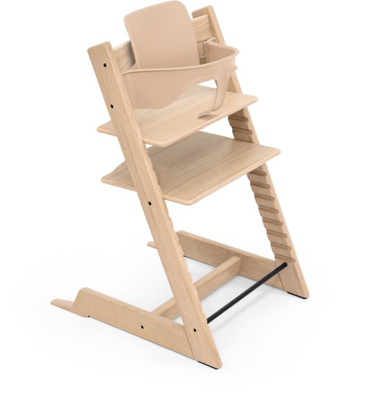 Stokke Bundel Tripp Trapp-kinderstoel Oak Natural + Babyset Oak Natural van Merkloos