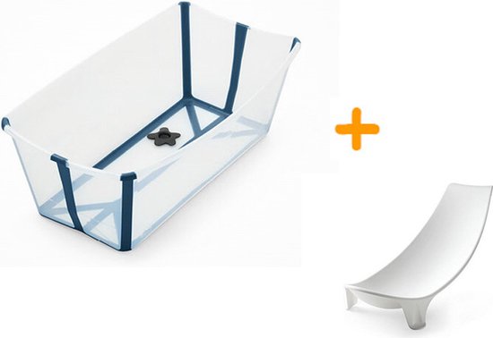 Stokke® Flexi Bath® Bundel - Transparent Blue van Merkloos