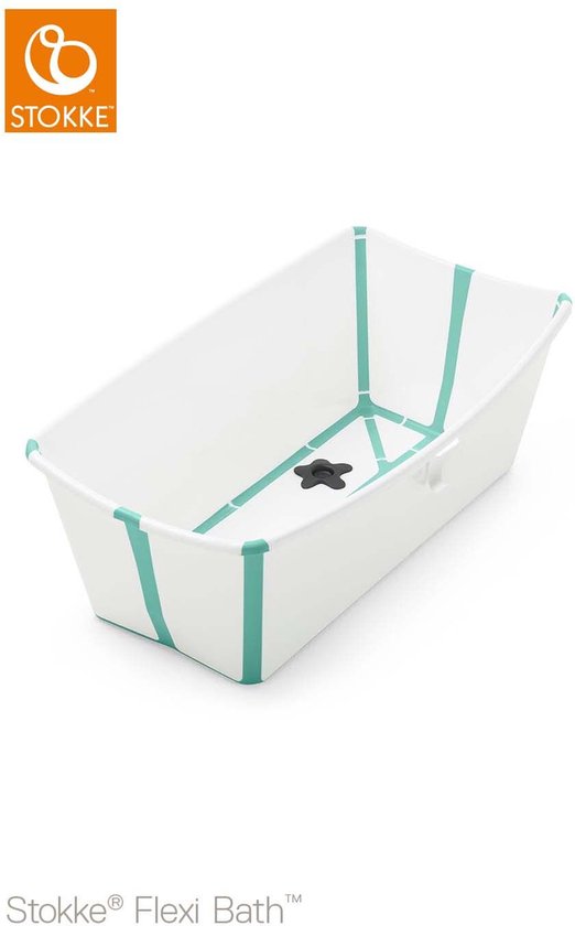 Stokke Flexi Bath Newborn Babybad - Turquoise / Aqua van Stokke