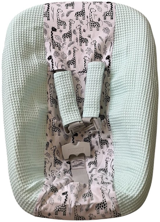 Stokke newborn hoes mint groen giraffe van Stokke