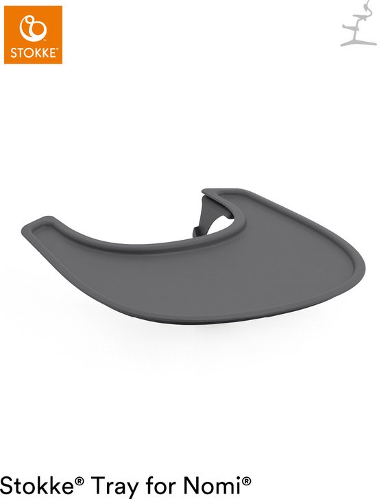 Stokke® Nomi® Eetblad - Anthracite van Merkloos