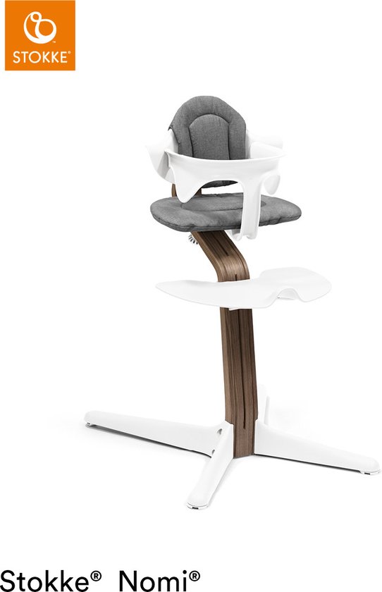 Stokke® Nomi® Kinderstoel - Walnut - White van Stokke