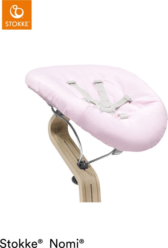 Stokke® Nomi® Newborn Set - Black/Grey Pink van Merkloos