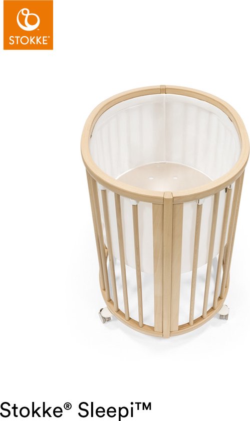 Stokke Sleepi Mini Mesh voering, wit - Ademend 3D-mesh voor veilig slapen - Past bij de Stokke Sleepi Mini - Machinewasbaar van Merkloos