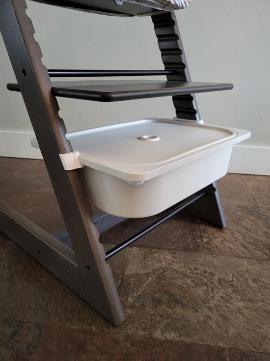 Stokke Tripp Trapp Adapter voor IKEA Trofast Plastic Bak - Wit van Merkloos