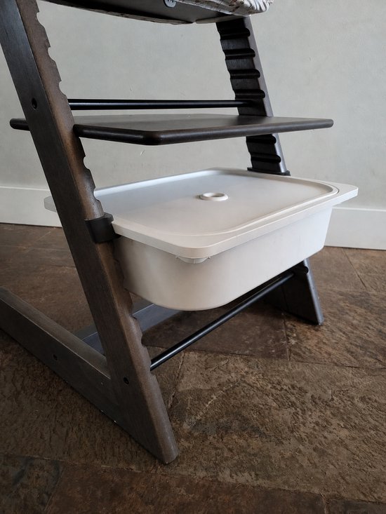 Stokke Tripp Trapp Adapter voor IKEA Trofast Plastic Bak - Zwart van Merkloos